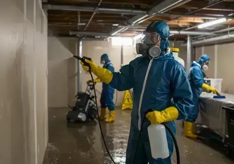 Basement Sanitization and Antimicrobial Treatment process in Grand Junction, CO