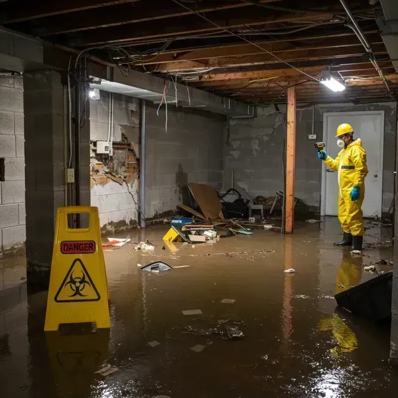 Flooded Basement Electrical Hazard in Grand Junction, CO Property